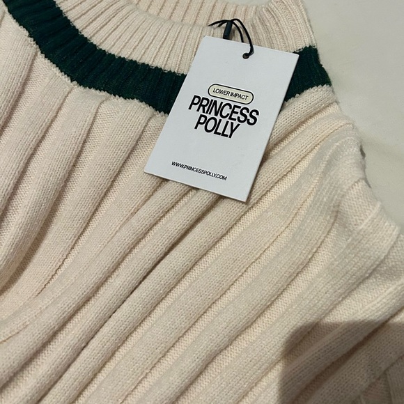 Beige Knit Sweater - Picture 1 of 9